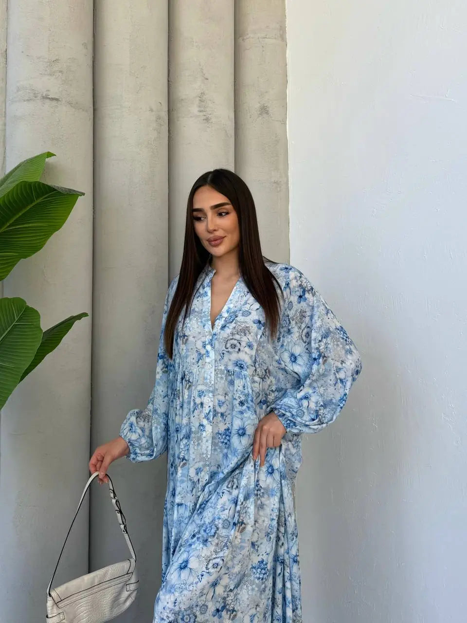 Robe Blue Bloom turquie model 2026 🇹🇷